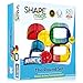 Shapemags 30 Piece Set Magnet Building Tiles Magnetic Blocks - Round Dome Set for Arches, Tunnels and Rounded Windows Building, Award Winning STEM Educational 3D Construction Blocks Set