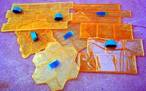 Miniatura 6 de Sabina - Sello de estera Texturizado Piel Pizarra Patrón Piedra Decorativo Hormigón Cemento Impresión Textura Sello Mat Estampado de poliuretano