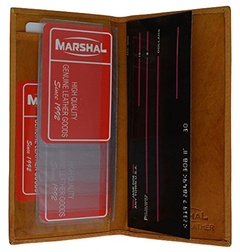 Genuine Leather Simple Check Book Holder Style - Mw156Cf (Tan) #TOP1