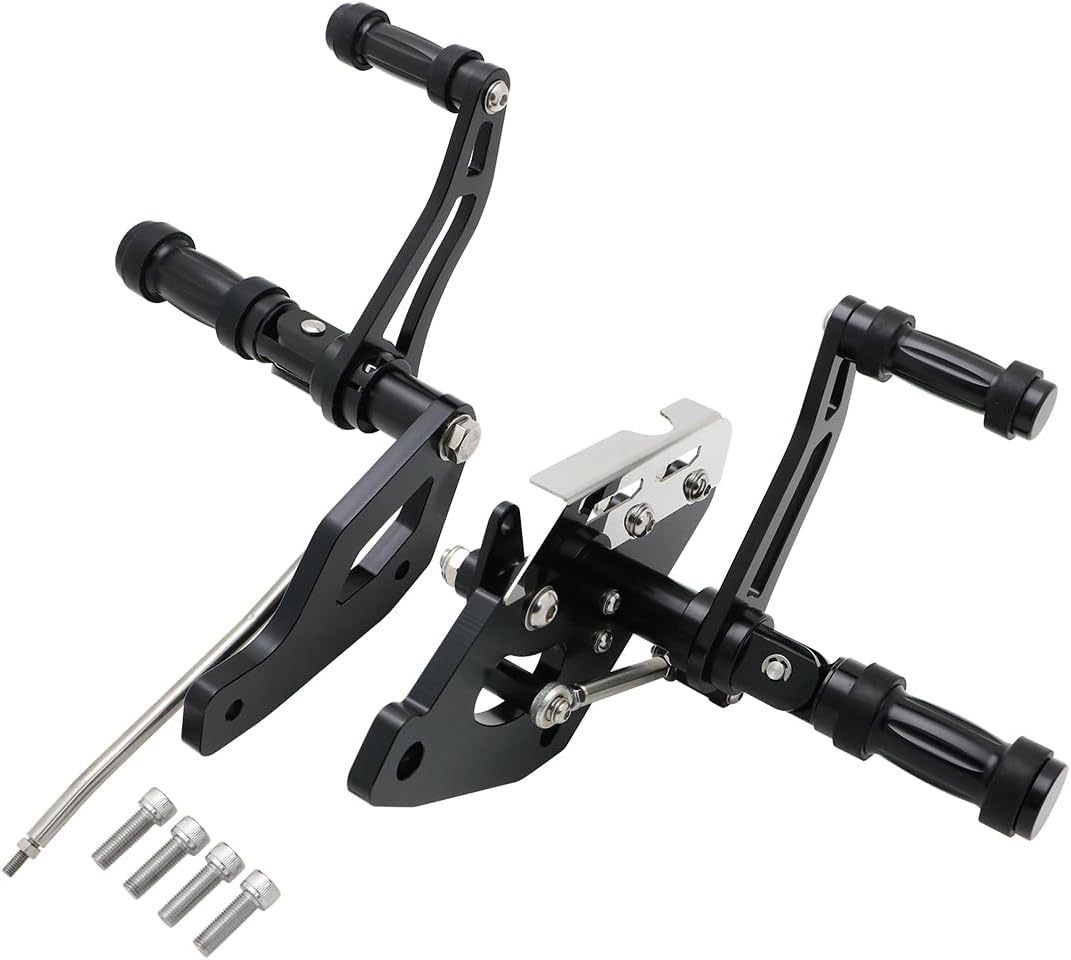 Motorcycle Forward Controls Footpegs Levers Linkages Compatible with Kawasaki Vulcan 900 VN900 Classic 2006-2023
