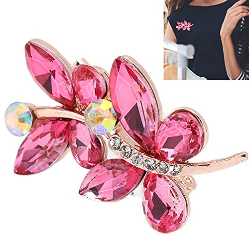 Broches de borboleta de cristal liga moda simulada broche feminino acessórios de vestuário para banq