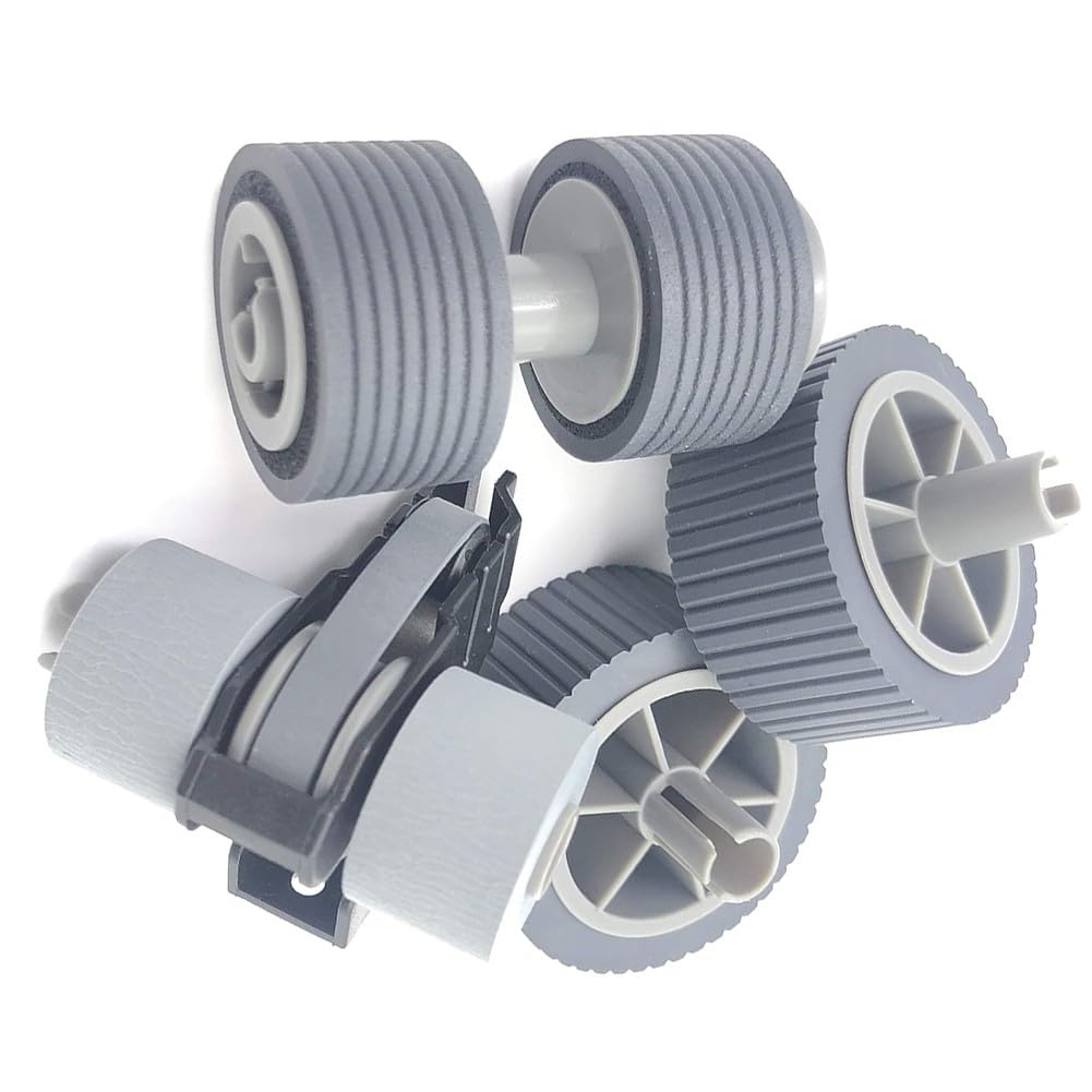 Pick Brake Roller Set PA03740-K010 K011 per Fujitsu fi-7600 fi-7700 fi-7700S Scanner, materiale ABS, compatibile con fi-760LA fi-760JY