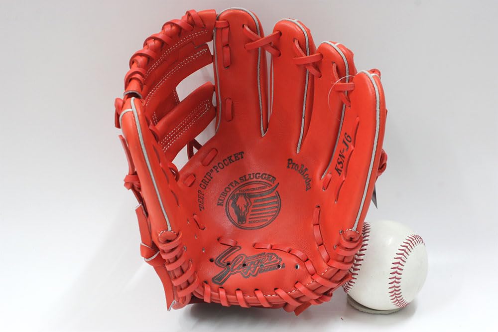 Amazon | 久保田スラッガー KSN-J6 Fオレンジ 左投げ用 少年軟式用