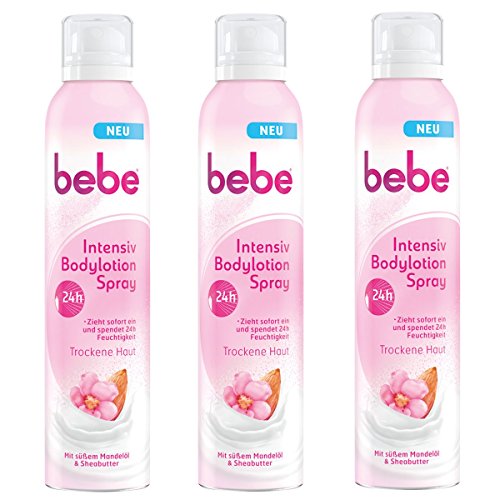 Preisvergleich Produktbild bebe Intensiv Bodylotion Spray, 3er Pack (3 x 200 ml)