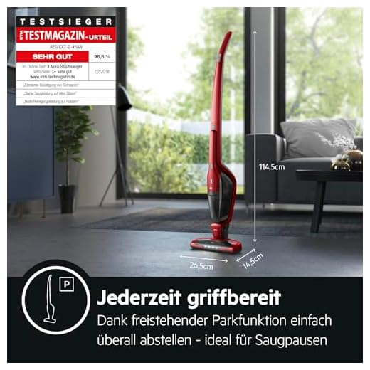 AEG Ergorapido 2in1 Akku Staubsauger