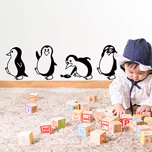 Vinilos Decorativos de Pinguinos Removibles para Pared miniatura 4