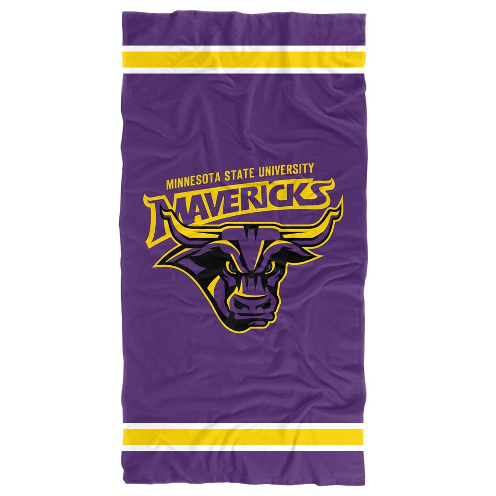 LOGOVISION Minnesota State University Mankato Beach Towel/Bath Towel, 30"x60" Stripes