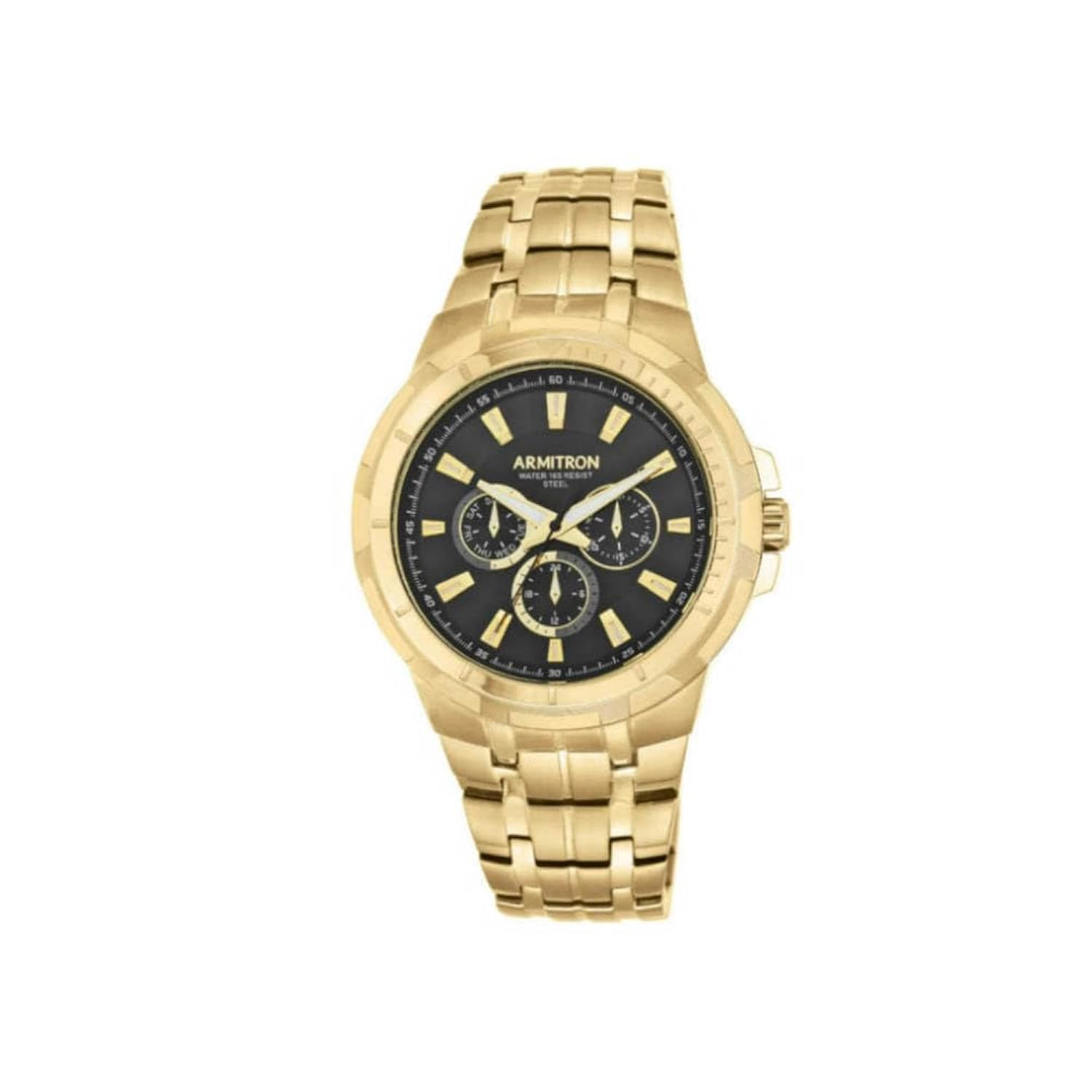 Lee CooperMen's Quartz Movement Watch, Multi Function Display and Metal Strap - LC06850.390, Silver