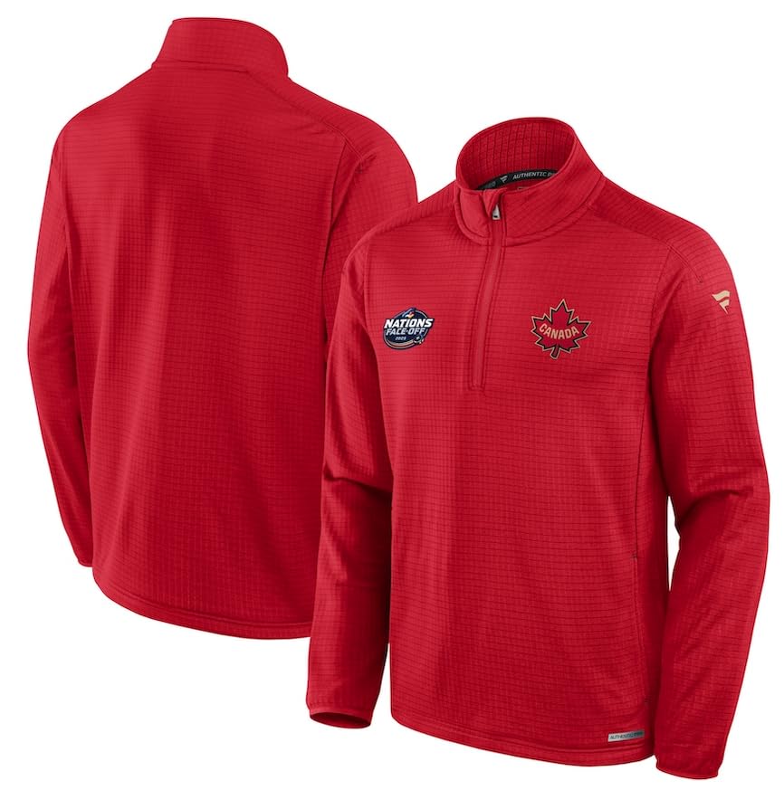 Men's Canada Fanatics Red 2025 4 Nations Face-Off Authentic Pro