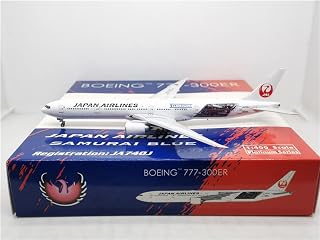 Phoenix for Japan Airlines for Boeing B777-300ER JA740J Blue 2014 1/400 Diecast Aircraft Pre-Built Model