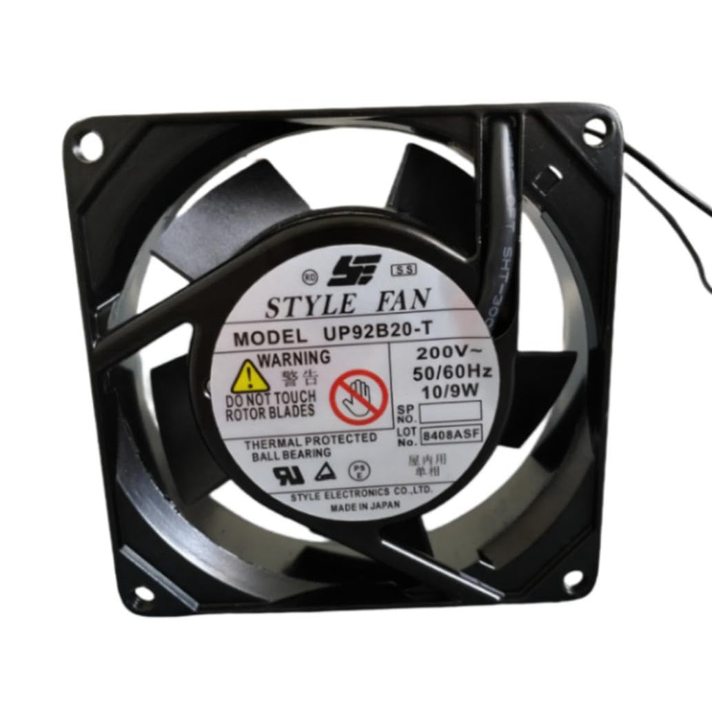 UP92B20-T 92x92x25mm 200V 10/9W 2-wire cooling fan