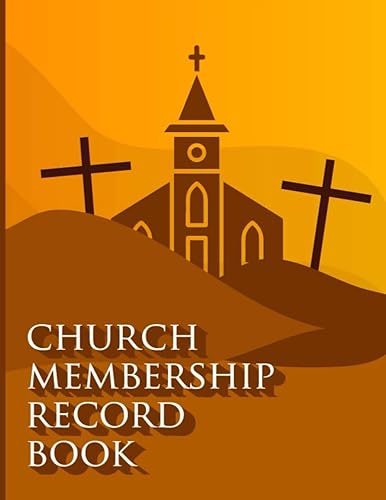 Church Membership Record Book Church Member Attendance Record Notebook