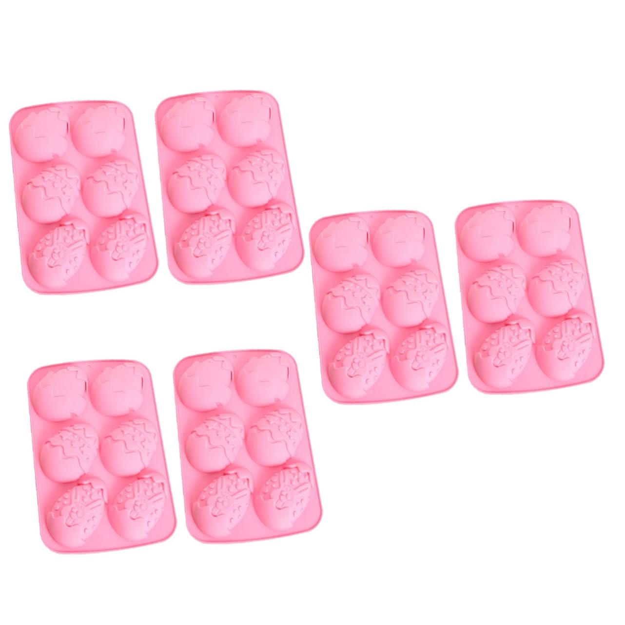 Ciieeo 3 Sätze Backwerkzeug Schokoladenform Kuchen Backform Kuchenbackform Backform Für Kuchen Würfel Kuchenformen Zum Backen Silikonform Ostern Kuchenform Für Ostereier Rosa 2 Stück * 3