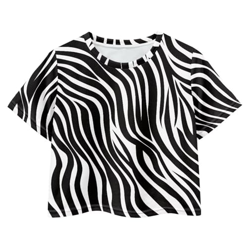 Image of AmzPrint Cute Cartoon Pig Piggy Print Pink Shirt Girls Graphic Tee T Shirts Solid Color Short Sleeve Tunic Crop Tops