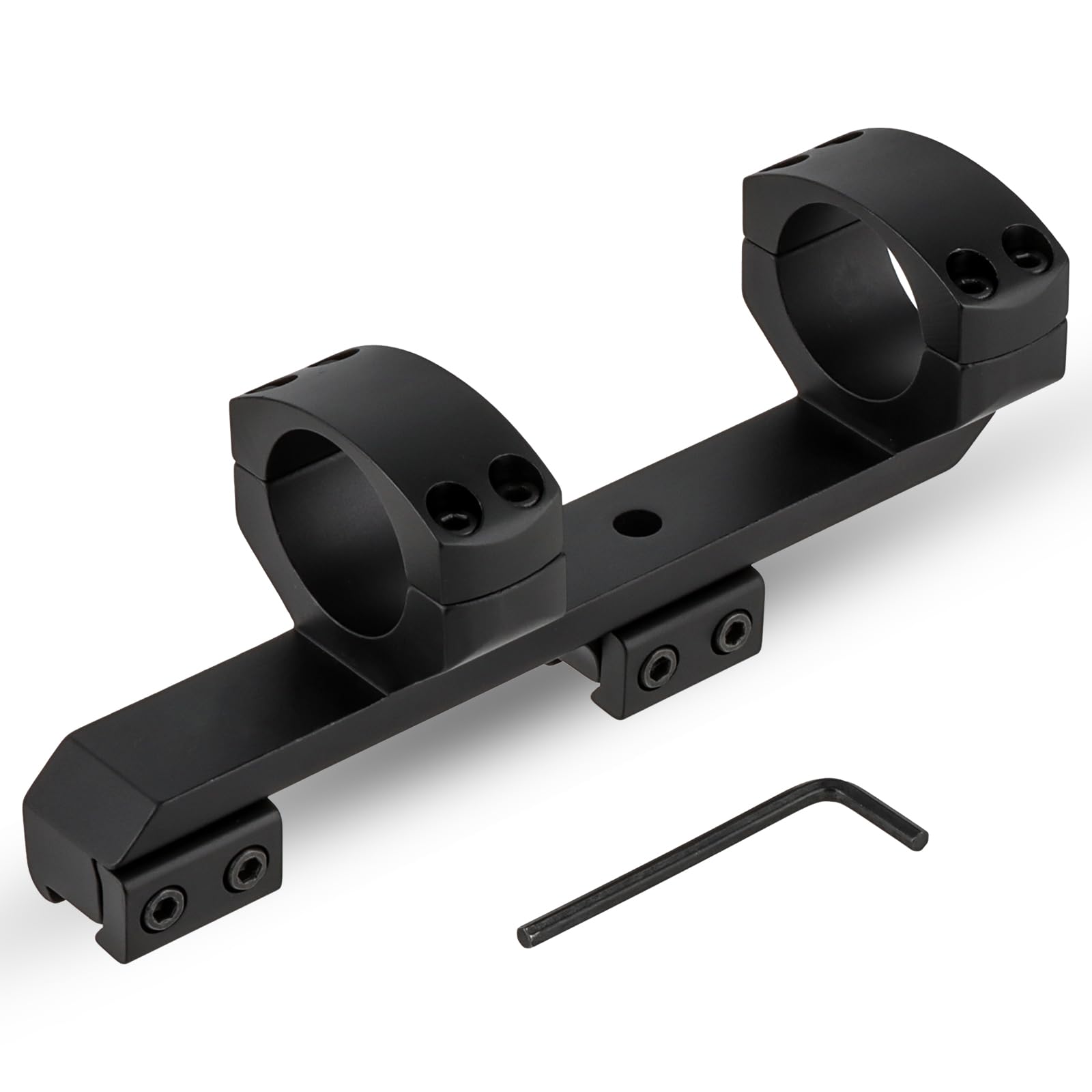 ToopMount 30mm Telescope Mount, 20 MOA Angle Compensation Dual Ring Monocular Mount, High Profile Offset Viewfinder Mount Base Fit 11mm Dovetail, Cantilever Optics Mount, 1.51 in Center Height