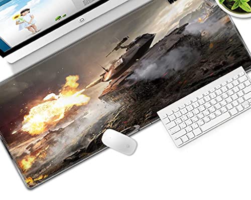 Gamer Mouse Pad Surface Antiderapant avec Base Caoutchouc pour Précision PC