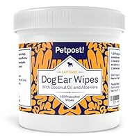 Algopix Similar Product 20 - Petpost  Dog Ear Cleaner Wipes  Ultra