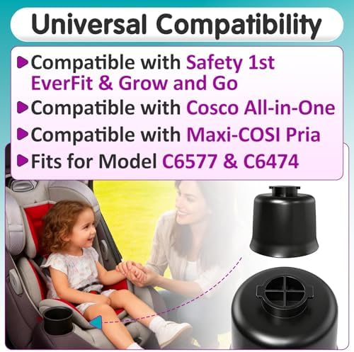 2 Pcs Cup Holder Compatible with Safety 1st EverFit & Grow and Go - 3