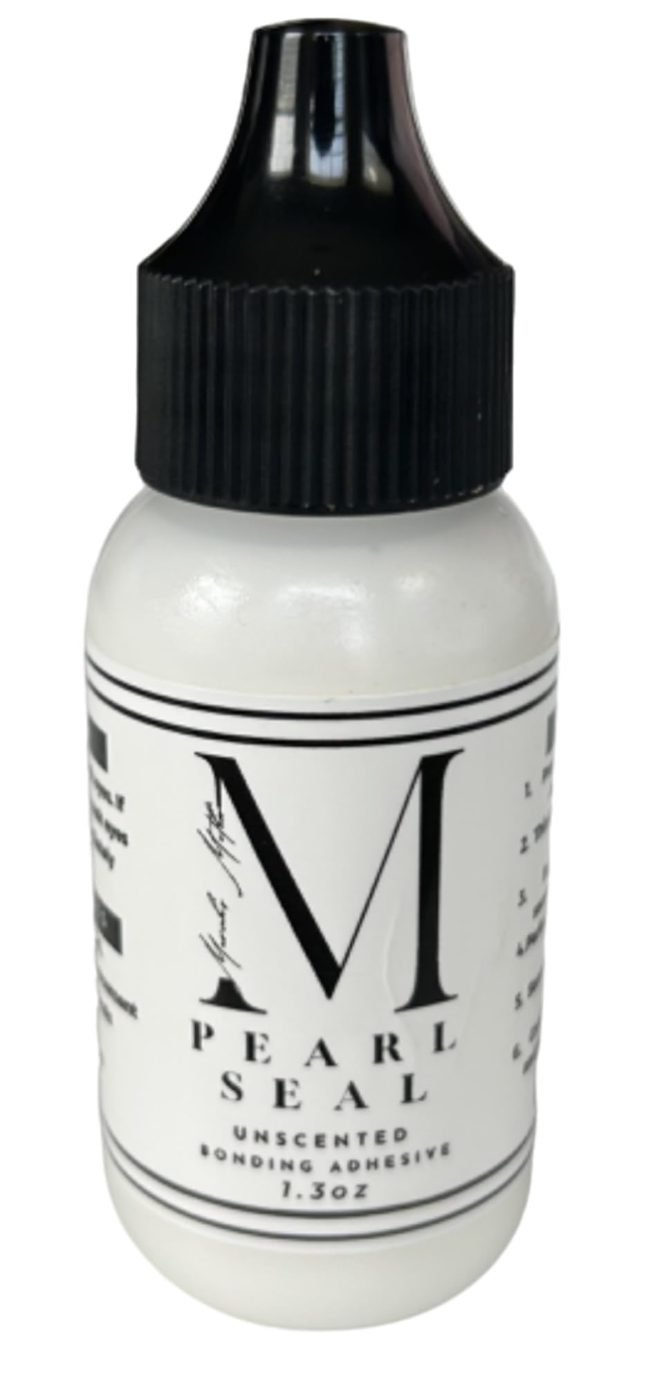 Mariah’s Mother Pearl Seal Adhesive - Wig & Toupee Glue -Ultra Thin-Firm Hold -Long-Lasting Waterproof & Humidity Resistant-Non Toxic-1.3oz