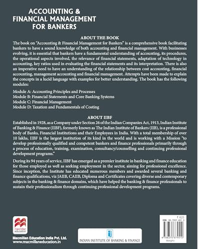 Image of Macmillan Education Accounting and Financial Management for Bankers JAIIB Courseware | JAIIB 2026 updated Edition | JAIIB Exam preparation by IIBF (IIBF JAIIB Exam)