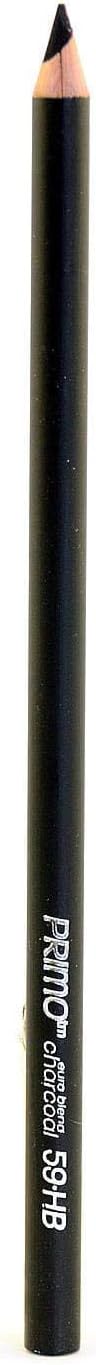 General's Primo Euro Blend Charcoal Pencils HB Charcoal [Pack of 12 ]
