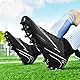 Mufanton Fußballschuhe Herren High Top Spike Cleats Professionelle Fussballschuhe Jugendliche Athletics Trainingsschuhe Outdoor Sportschuhe Fußball Stiefel Fg/Ag Football Schuhe,Schwarz,EU41
