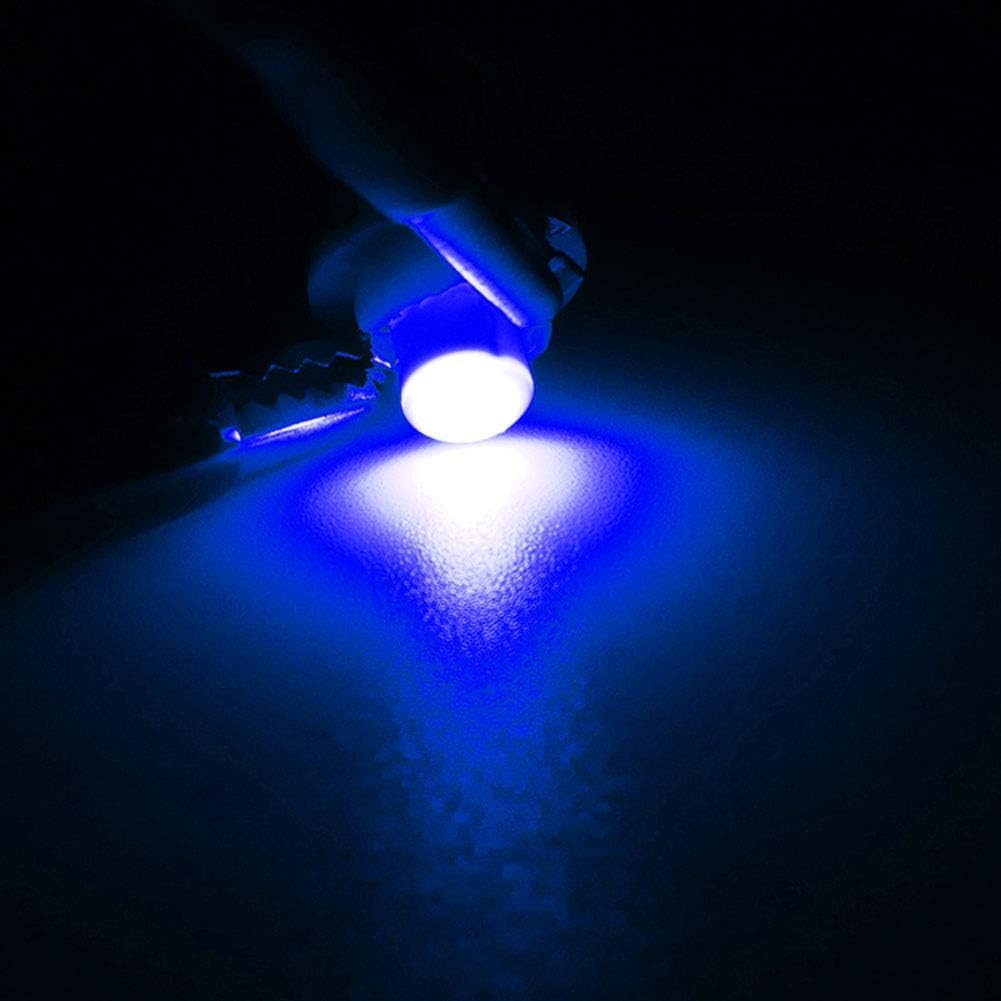 VS 10 piezas T5 B8.4D Lámparas LED para tablero de instrumentos Panel de instrumentos COB Bombillas azules 12V