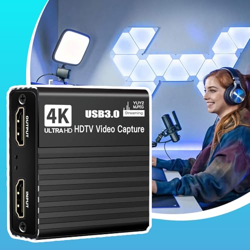 Tarjeta de captura USB para transmitir conferencias de enseñanza y grabar directos de consolas 3