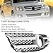 DIBON AUTO Grill Front Grille Compatible for Mercedes Benz X204 GLK250 GLK350 2008 2009 2010 2011 2012 (GLK Style)
