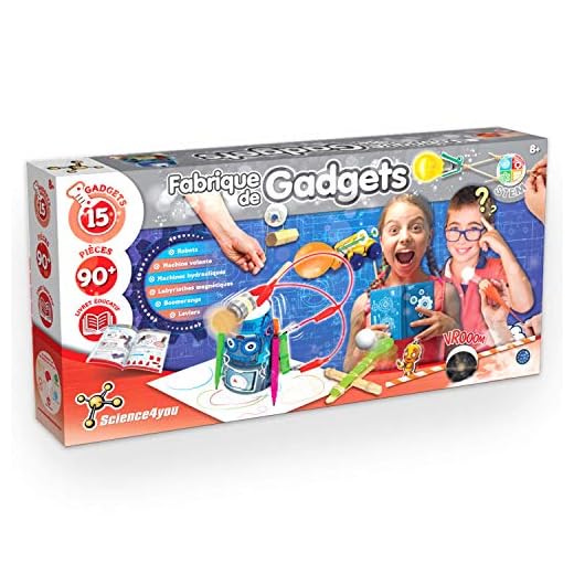 Science4you-Fabrique de Gadgets Juguete, Color Bleu, Gris, Rouge (S614932)