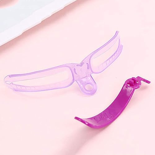 Miniatura 7 de Juego de plantillas de cejas de mano para cuidado de cejas, modelador, tarjeta de plantilla estéreo