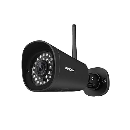 Foscam G2 1080P 25fps WiFi Security IP Surveillance Camera with Motion Detection, 65ft Night Vision, Free Cloud Service Included, 2-Way Audio, IP66 Weatherproof, Black