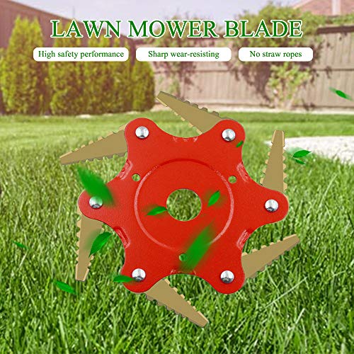Loijon S-Forma Novo Estilo Dentado Lâmina de Cortador de Grama Acessórios para Cortador de Grama de