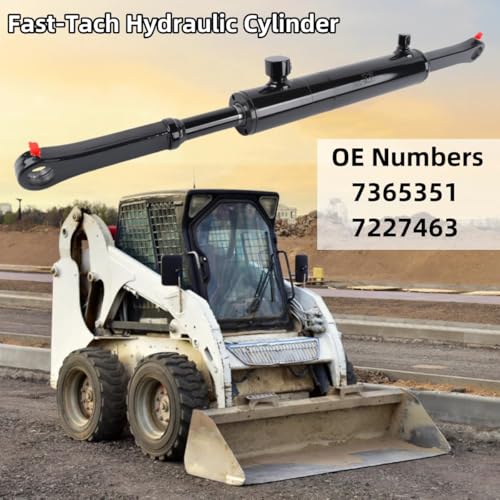 Image of Fast-Tach Hydraulic Cylinder 7365351 Replacement for Bobcat A770 S450 S510 S530 S550 S570 S590 S595 S630 S650 S740 S750 S770 S850 T450 T550 T590 T595 T630 T650 T740 T750 T770 T870 7227463 Vahaha