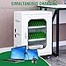 HTIANMM Portable Cellphone Charging Locker,Cell Phone Charging Stations 6-60 Slots Cellphone Charging Station W/Wheels,Rechargeable Phones Locker Secure Phone Cabinet,6Slots