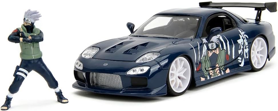 Jada Toys Naruto RX-7 1:24 Scale 1993 Mazda Car Toy