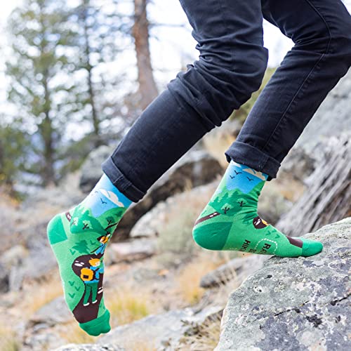 Lavley Outdoors Socks - Hiking and camping gifts for men and women - Great for nature lovers - Holiday or birthday gift