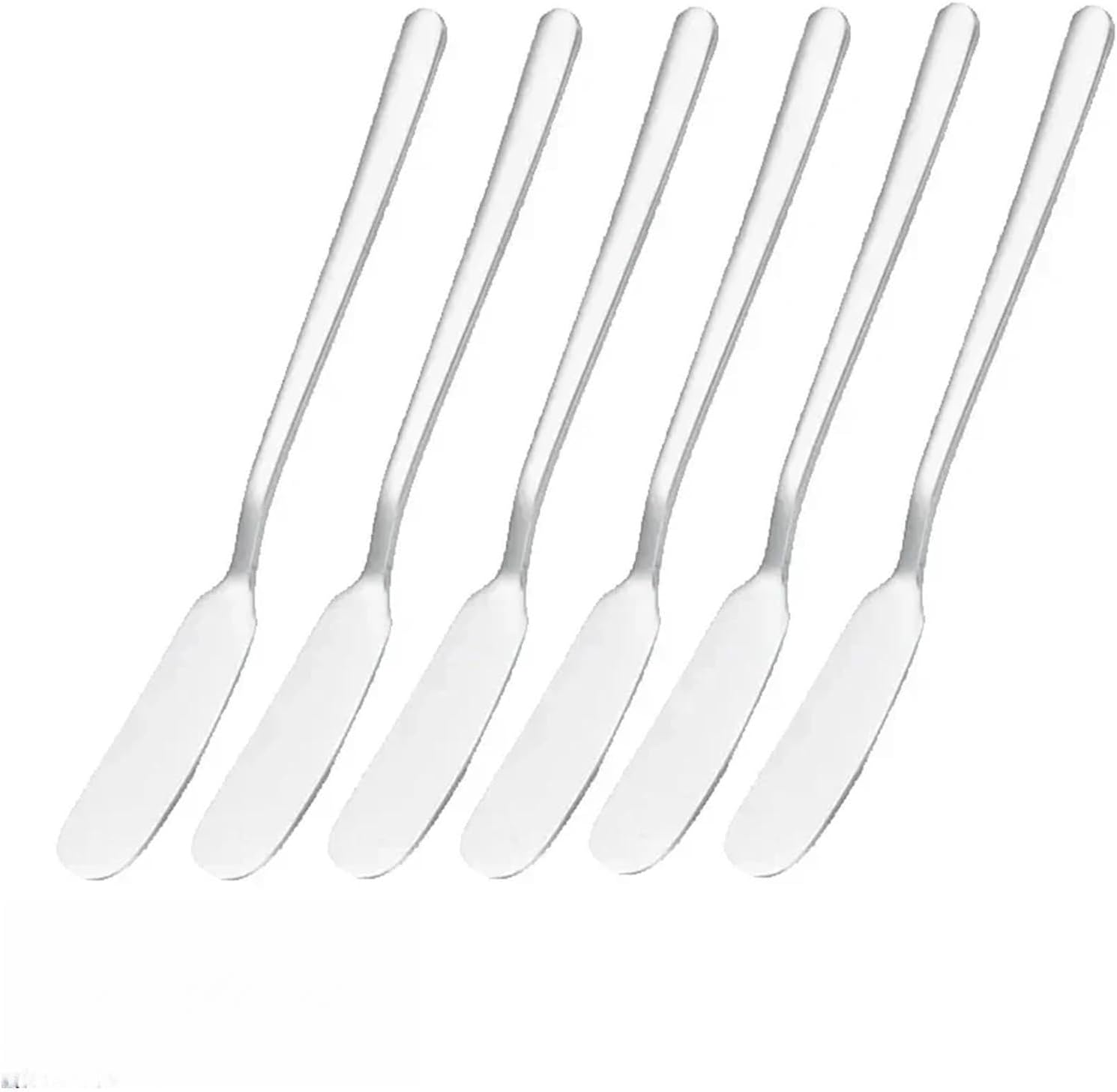 Fit for 10/1PCS Stainless Steel Butter Knife with Long Handle - Multifunctional Cheese, Bread, and Jam Cutter for Western Food Tableware(10PCS-Gold)