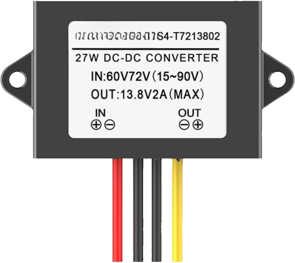 48V60V72V to 13.8V Regulated Power Supply Converter 30-90V to Automotive Step-Down Module(60V72V to 13.8V 2A)
