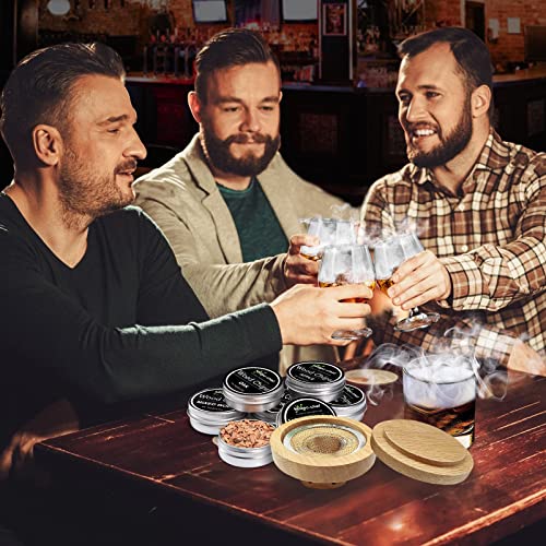 Luling Arts Cocktail Smoker Kit With Torch, Whiskey Smoker Kit, Old Fashioned Bourbon & Drink Smoker Infuser Kit With 6 Flavors Wood Chips, Whiskey Gifts For Men, Friend And Father (No Butane) #TOP2