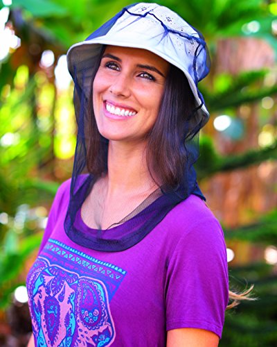 Mosquito Head Net, Premium Anti Mosquito Netting with Free Carrying Pouch, Keep Bugs Off with No Toxic Chemicals! Best for Travel, Backyard, Camping, Fly Fishing and Outdoors! miniatura 3
