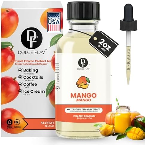 Dolce Flav Mango Extract & Flavoring, 2 Oz