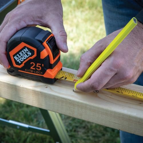 Ruban à mesurer robuste Klein Tools 9125AL avec lame renforcée de haute précision - 6