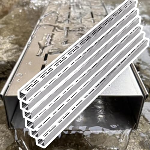 Kit di canali di drenaggio per esterni per una gestione efficiente dell'acqua in cortili, cortili, giardini e sotto i ponti