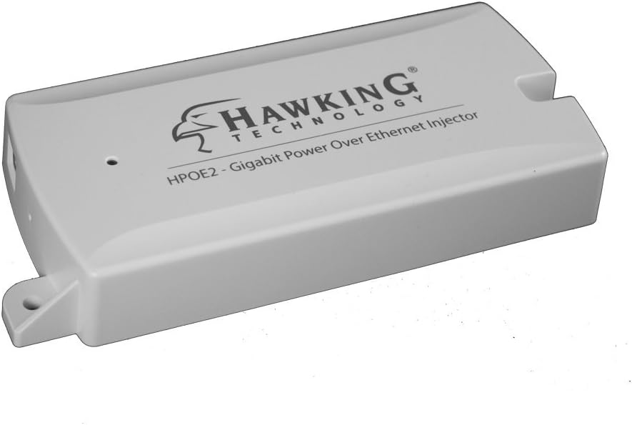 Gigabit Power-Over-Ethernet (PoE) Injector Kit Max 54V/0.6A (HPOE2)