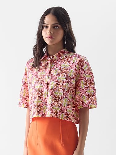 Image of The Souled Store TSS Originals: Rosebloom Cropped Shirts