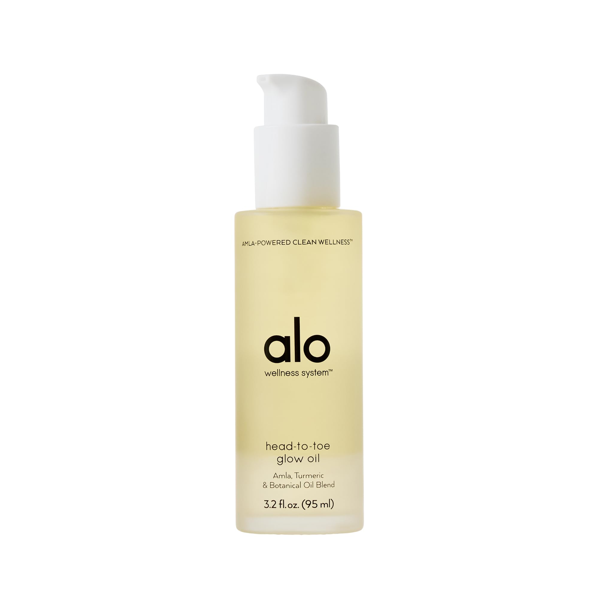 Alo YogaAlo Head-to-Toe Glow Oil | Glow-Boosting Natural Dry Body Oil | Jojoba, Amla, Aloe & Vitamin E | Hydrates & Nourishes Skin | Citrus Scent | 3.2 Oz