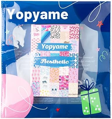 YINGENIVA 50PCS Preppy Aesthetic Pictures Wall Collage Kit, Retro Style Photo Collections Collage Dorm Decorations for Teens and Young Adults, Wall Prints Kit, Small Posters for Room Bedroom Aesthetic