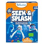 Skillmatics Pool Toys - Seek & Splash, Search & Find Water Game, Swimming Pool Dive Toy for Kids, Summer Fun & Gifts for Boys & Girls Ages 6, 7, 8, 9, 10, 11 & Up, Includes 64 Colourful Gems