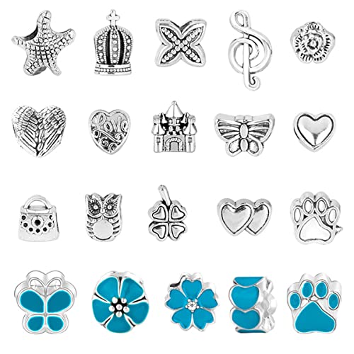 Charm Bracelet Making Kit For Girls, Leprsry Unicorn Mermaid Crafts Gifts Set Diy Charm Bracelets Kit Jewelry Making Supplies With Beads, Pendant, Bracelets For Teens Girls Boys (Blue) #TOP3